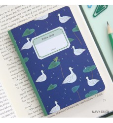 korean Blu Navy Mini-Notebook