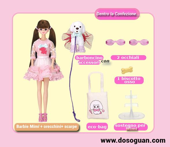 Bambola-Coreana-Vendita-online-oggettistica-Barbie-Mimi-doll-Dosoguan